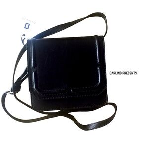 Dannijo Crossbody Italian Leather Crossbody Handbag Women Color Black